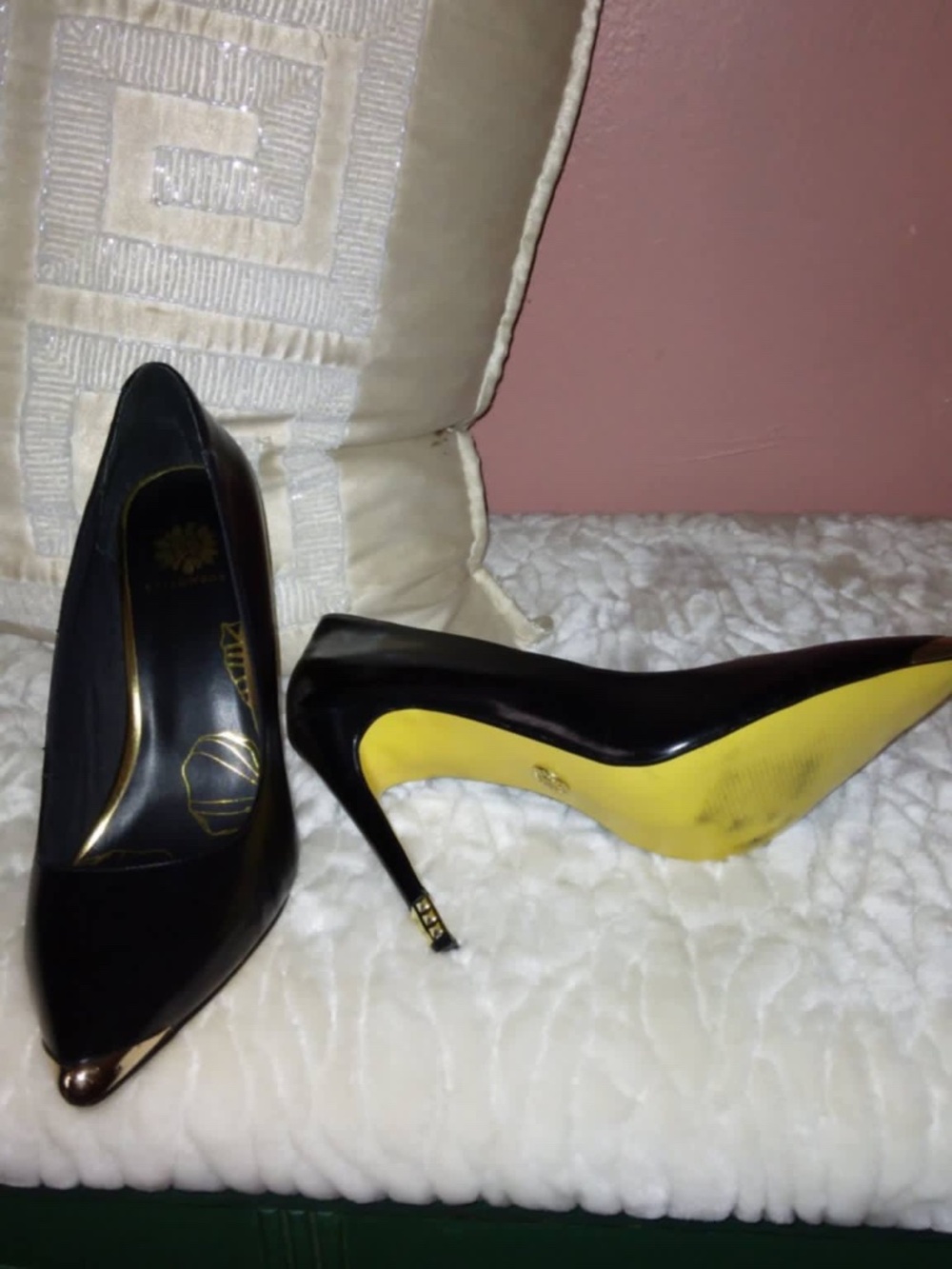 YellowBox Yellow Bottom Heels